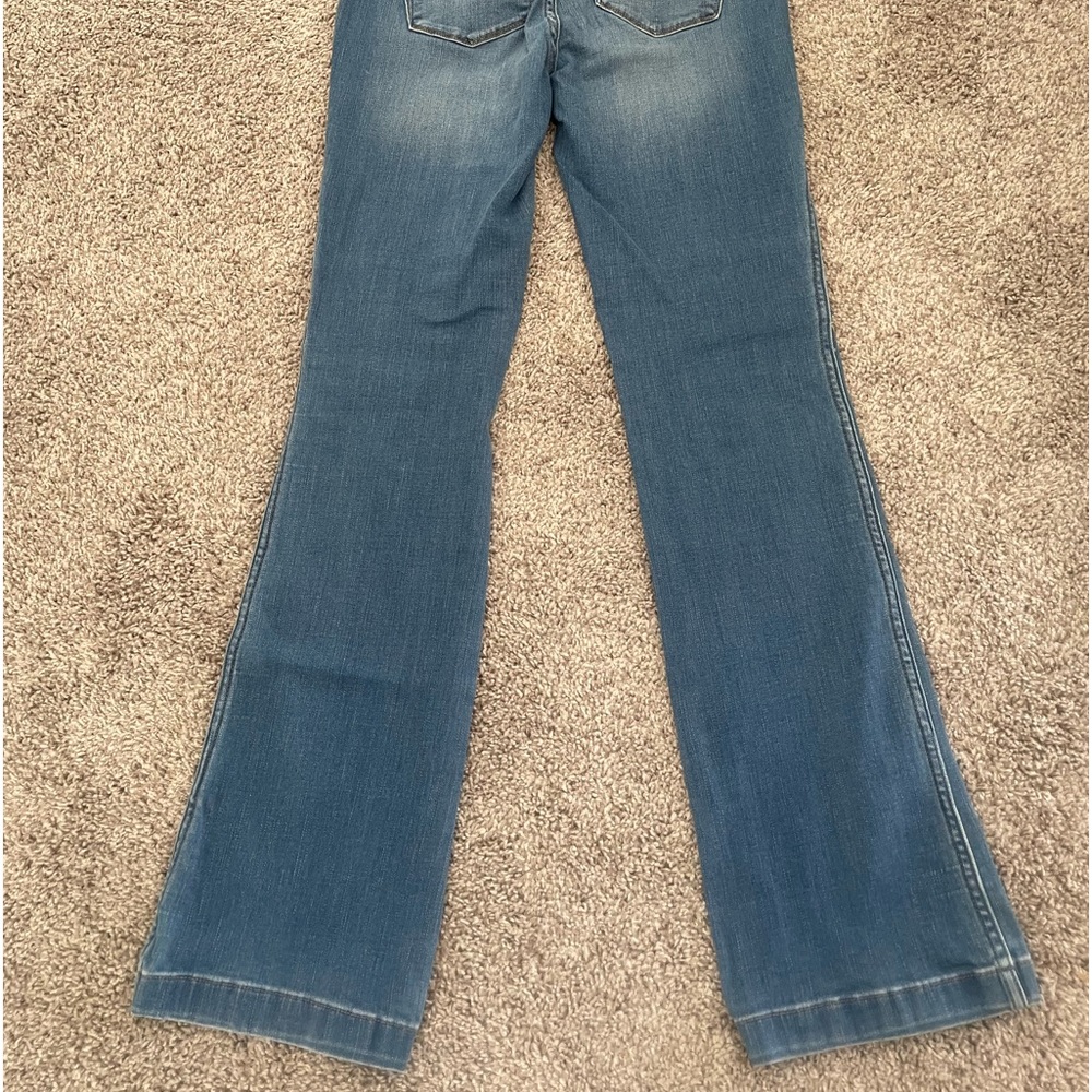Skinny flare denim jeans